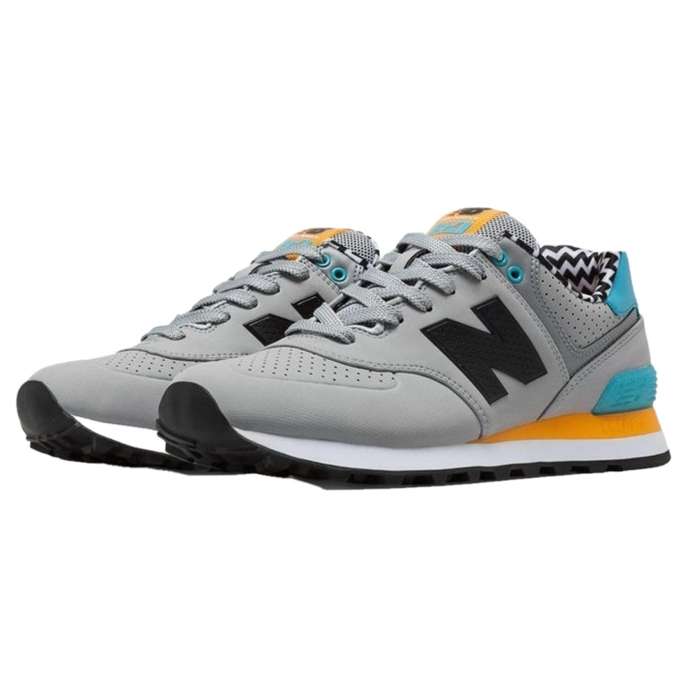 New Balance Paint Chip 574 Youth Lady Woman Size 6 Sneakers Running Shoes